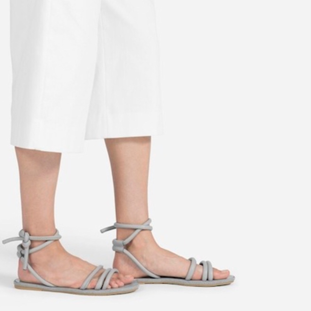 Everlane Leather Wrap Sandals (discontinued)